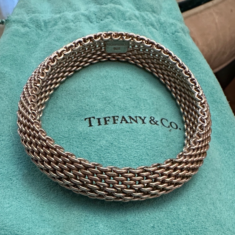 Tiffany & Co. Silver Mesh Chain Bracelet